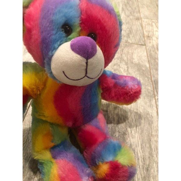 Rainbow Bear Kellytoy Plush Stuffed Animal 15" Tall Gay‎ Pride LGBTQ Teddy Toy - Picture 5 of 8